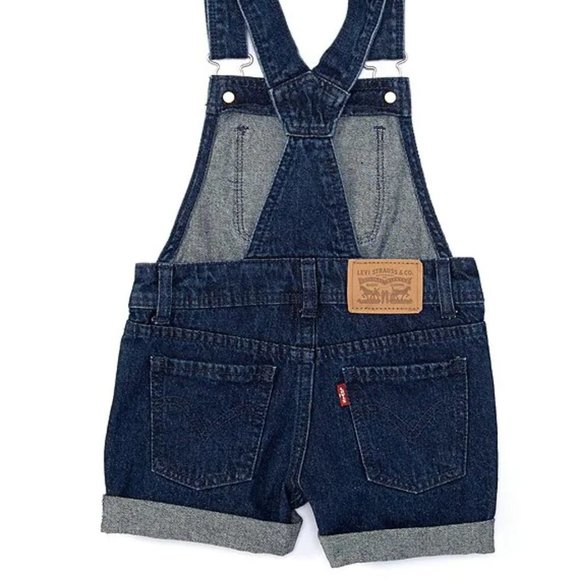 Levi's® Little Girls Denim Shortall - Picture 2 of 2
